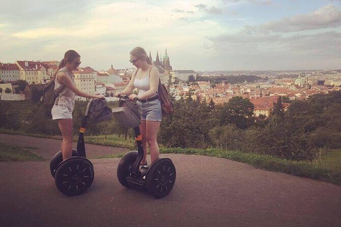 ️ Segway Fun Tour of Prague to Castle and Strahov Monastery viewpoint & Brewery - Getting to grips with the Prague Segway style
