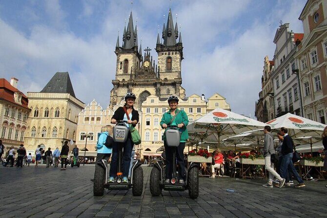 ️ Segway Fun Tour of Prague to Castle and Strahov Monastery viewpoint & Brewery - A modern park segment: where the Segway actually feels fun