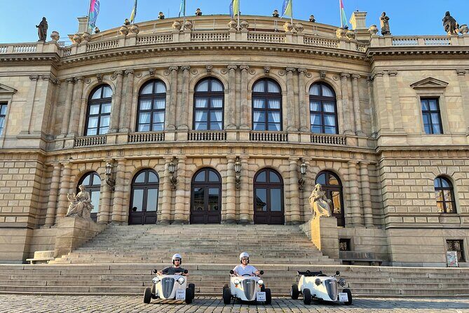 1-Hour Ride Across the Prague in Mini Hot Rod Car - Old Town, Wenceslas, and the “Get Out and Look” Moments