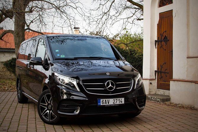 1-way Prague to Vilshofen private transfer - up to 7 passengers - English-Speaking Chauffeurs and On-the-Road Comfort (Mercedes, A/C, Water)