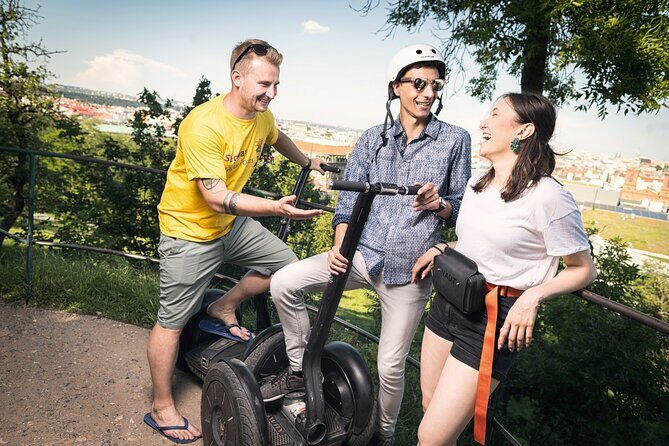 3h Small-Group Segway Tour & Free Taxi Transport ️with PragueWay - Park Ladronka: A Long Illuminated In-Line Track and Local Festival Energy