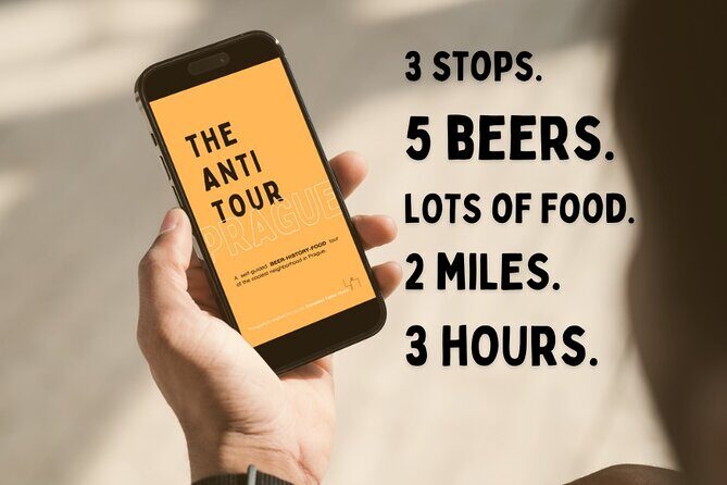 Anti Tour Prague - Self Guided Beer and Food Tour - How the self-guided Prague beer walk actually works