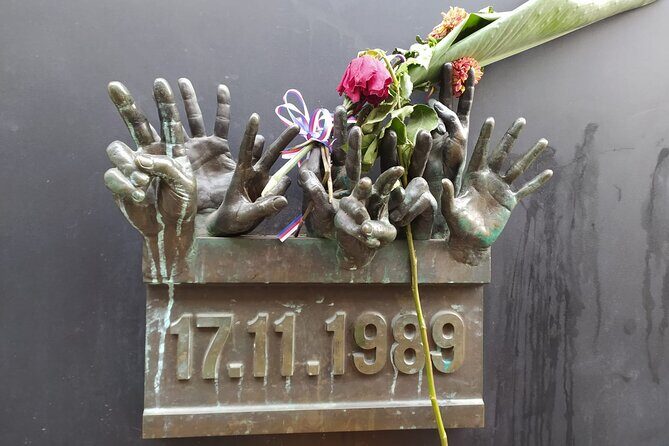 Back to Communism Walking Tour - Stop 3: Narodni třída’s Hands-Reaching-Out Memorial