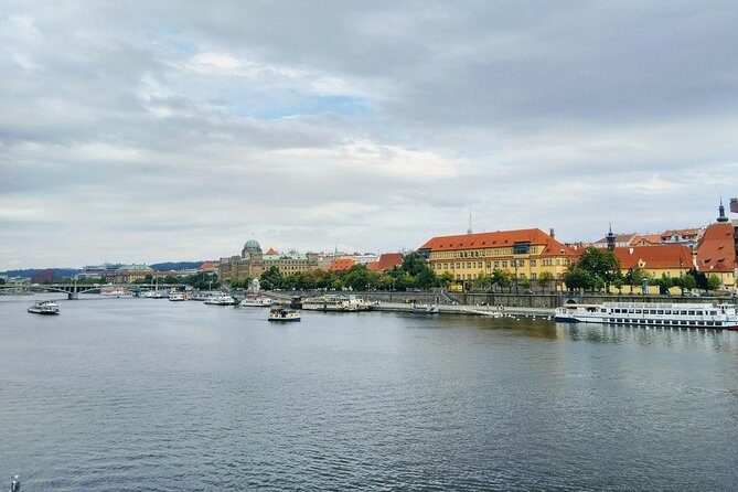 Big scooter tour of Prague, for two (audio guide) - Vyšehrad and the St. Peter and St. Paul Basilica: Prague’s dramatic lookout zone