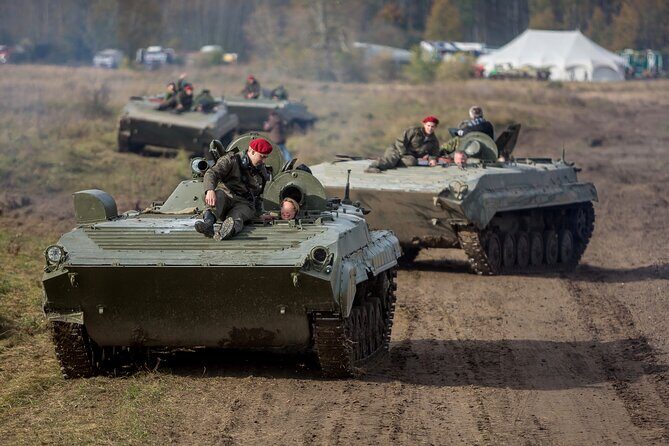 BMP tank driving experience Prague - Where you meet: Jiřická 1000 and pickup from central Prague