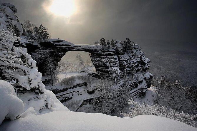 Bohemian and Saxon Switzerland All inclusive trip - Winter Tour - Prague to the border parks: why this winter day works