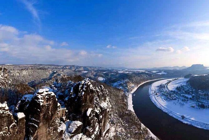 Bohemian and Saxon Switzerland All inclusive trip - Winter Tour - Neurathen Castle ruins: what the walk adds after the first view