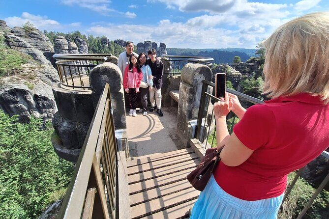 Bohemian & Saxon Switzerland Nature Escape from Prague - Bastei Bridge: 190 meters up, then a bridge walk with real history