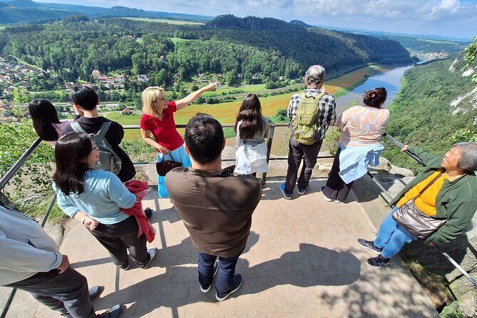 Bohemian & Saxon Switzerland Nature Escape from Prague - Stop 1: Saxon Switzerland National Park and the Elbe Canyon approach