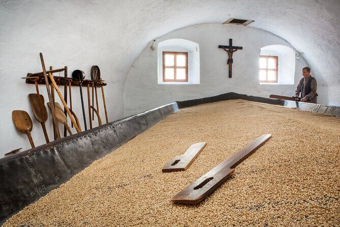 Brewery Museum Entrance including a Glass of Beer - Pub History in Plzeň: Beer Isn’t Just Production