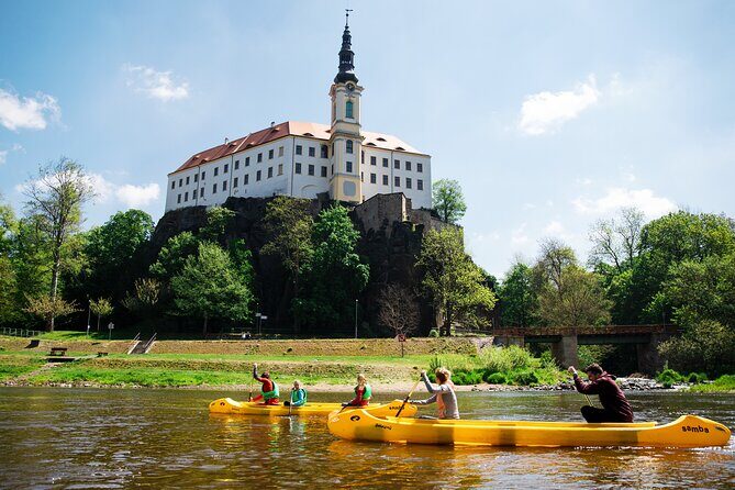 Canoeing on the Elbe river Děčín to Schmilka - Price and value: $17.45 for the essentials, not the whole trip