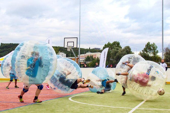 Crazy Bubbles - Bubble Football & Other Activities - The Crazy Bubbles format in Prague: two hours, up to 10 games