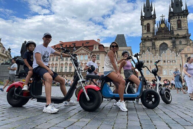 Create your own route on eScooter and enjoy Prague on wheels! - Republic Square, Powder Gate, and the panoramic break