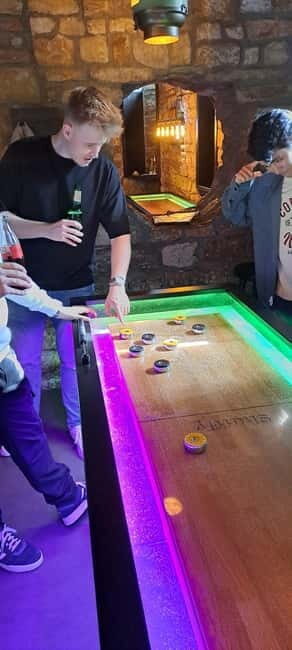 Crew Bar Prague: Open bar, ping pong or shuffleboard game - Amenities that make the hour smoother: equipment, Wi‑Fi, and snacks
