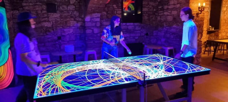 Crew Bar Prague: Open bar, ping pong or shuffleboard game - Meeting point and timing: keep your Prague night from getting messy