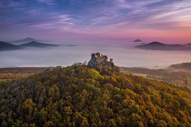 Czech countryside scenical hike to the castle, local deli tasting - Děkovka castle ruins: volcanic views and a real sense of place