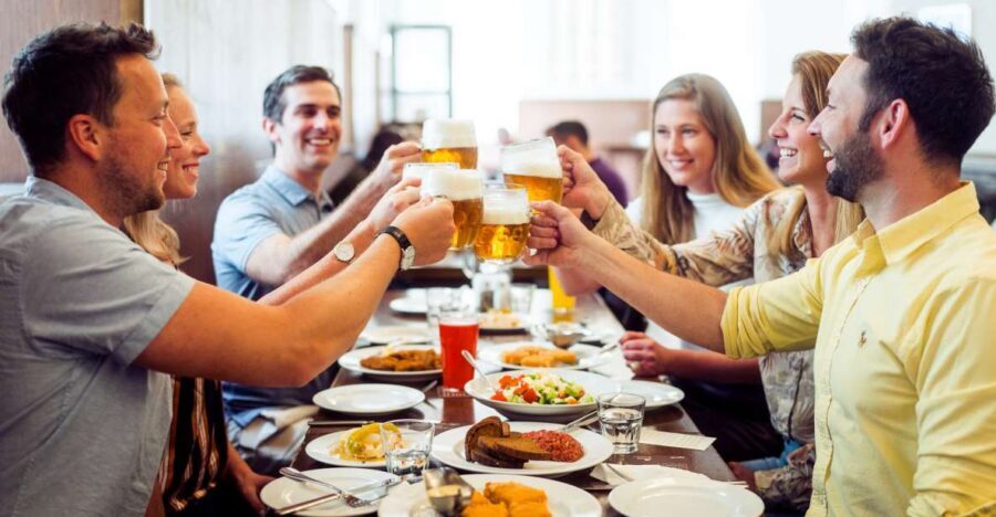 Delicious Food Tour by Prague Food Tour - Stop One (About 45 Minutes): Beer, Wine, and Czech Comfort Food