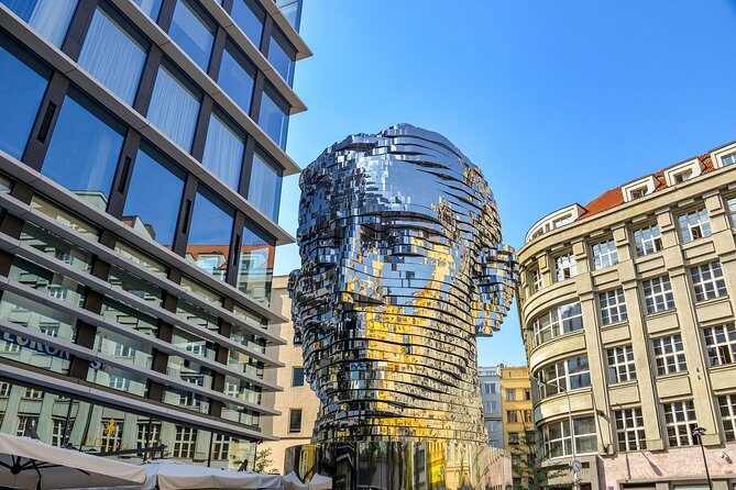 Discover Prague’s most Photogenic Spots with a Local - Kafka’s rotating head: a mechanical sculpture you’ll want to frame