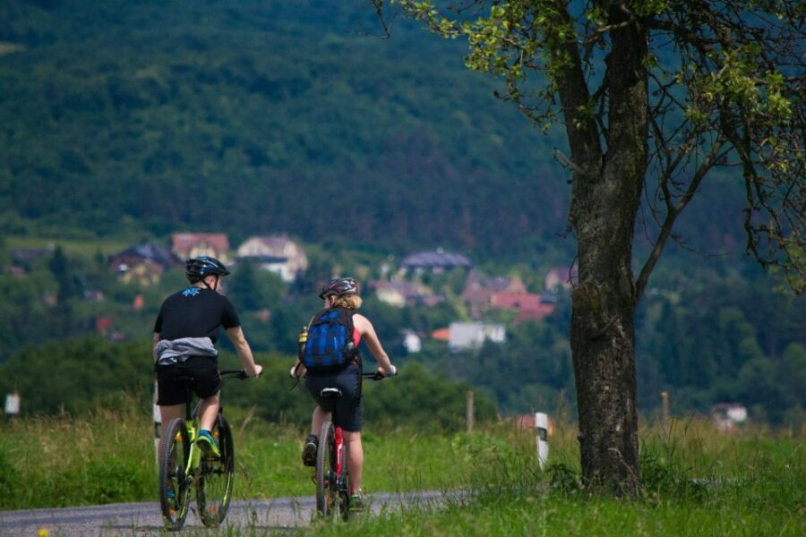 E-Bike Day Trip: Visit a Roman Castle and Taste Craft Beer - Všeradice microbrewery lunch: your reward pint has a story