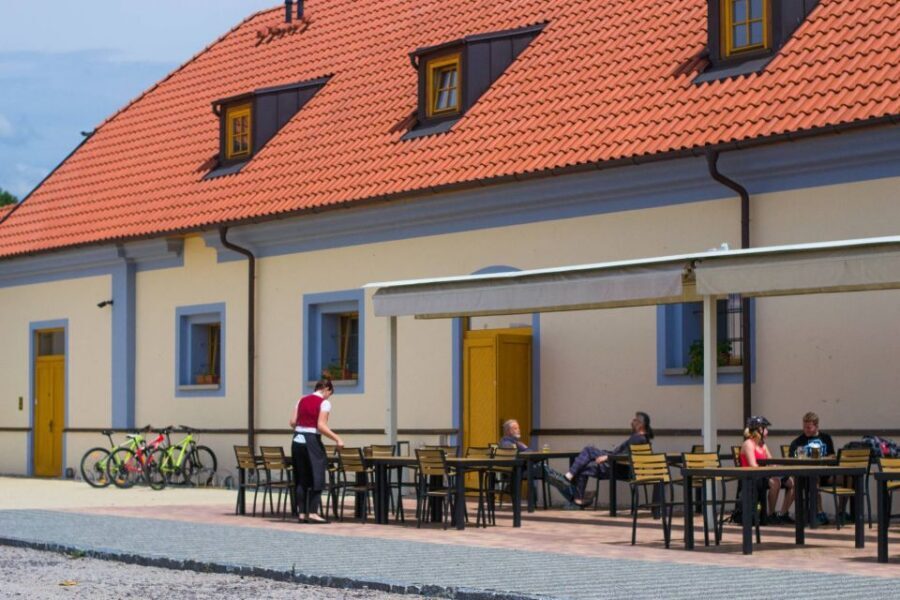 E-Bike Day Trip: Visit a Roman Castle and Taste Craft Beer - From the Prague edge: how the ride gets you out of traffic fast