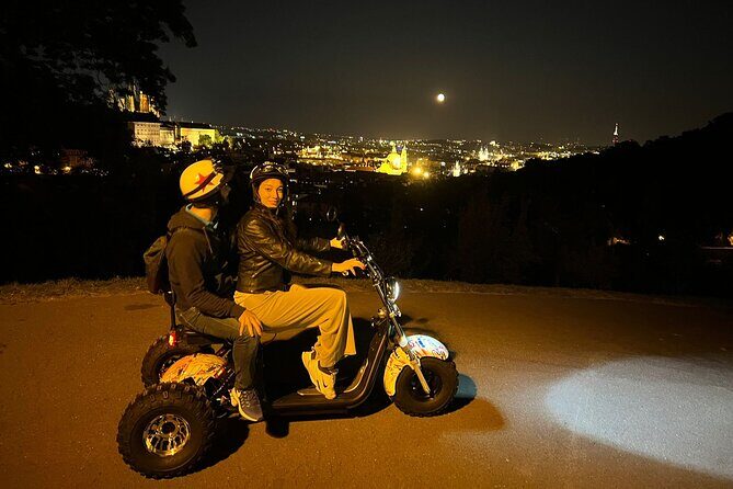 Electric Trike Night Tour in Prague - Live Guided - Prague Metronome: A Statue Story You Can’t Ignore