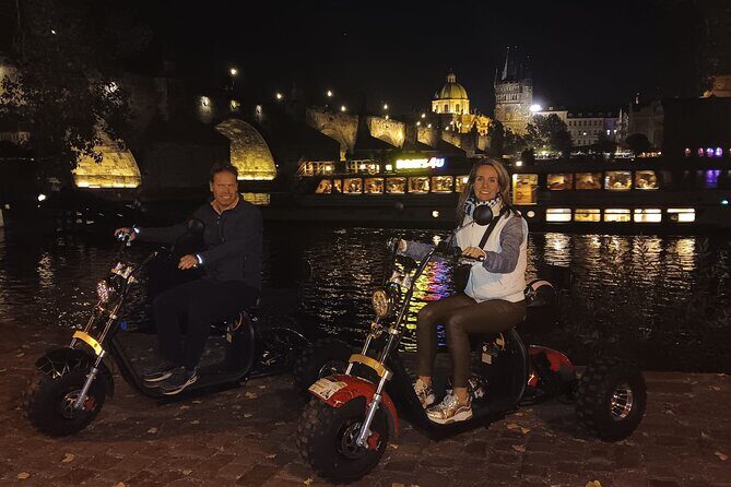 Electric Trike Night Tour in Prague - Live Guided - Prague Castle From Outside: Big Views Without the Inside Rush