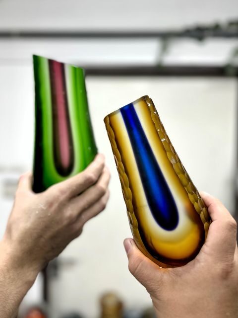 From Prague: Bohemian Glass Crystal Private Tour with Lunch - Trying cutting and finishing: your hands get a say