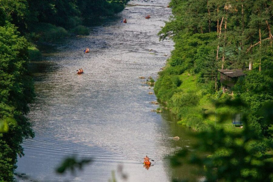 From Prague: Sazava River Canoe Day Trip for All Levels - That scenic train ride into the Czech countryside
