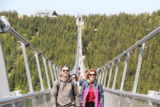 From Prague: Sky Bridge721 & The Sky Walk Tour Full-Day Epic Trip - The Prague pickup and the 2.5-hour ride to Dolní Morava
