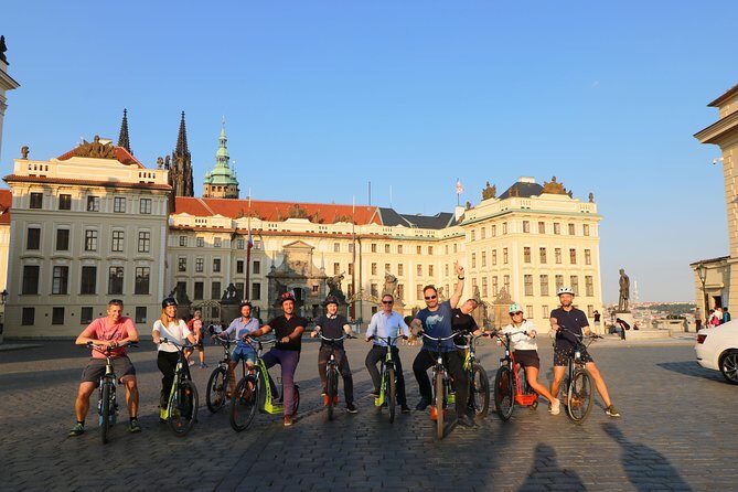 Grand City Tour of Prague on Cruiser e-Bikes or e-Scooters - Getting your bearings fast on an e-bike or e-scooter