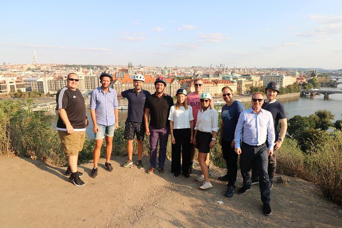 Grand City Tour of Prague on Cruiser e-Bikes or e-Scooters - Kampa Park, John Lennon Wall, and the riverfront vibe