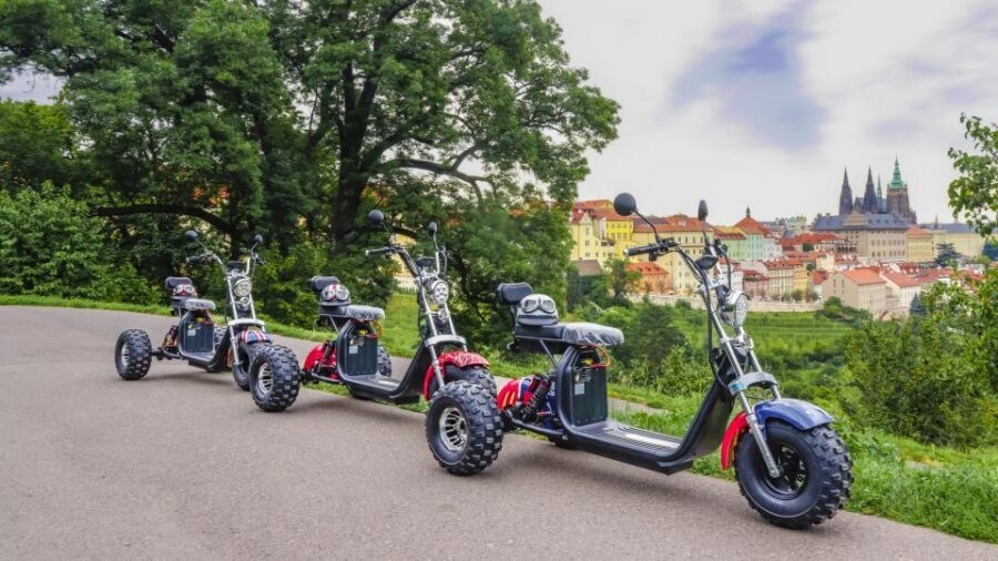Grand City Tour on Electric Trike in Prague - Live Guided - Electric trikes: the fastest fun way to get your bearings in Prague