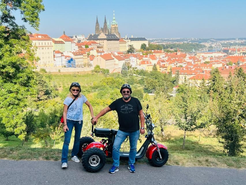 Grand City Tour on Electric Trike in Prague - Live Guided - Wenceslas Square to Powder Tower: your first big Prague hits