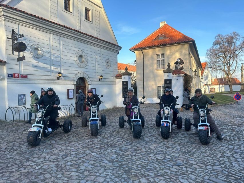 Grand City Tour on Electric Trike in Prague - Live Guided - John Lennon Wall to Charles Bridge views: iconic stops, tight timing