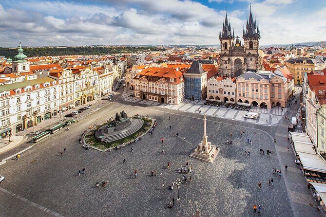 Hidden gems of Prague & City sightseeing - Walking tour - Kafka outside, the Narrowest Street, and Lennon Wall’s message