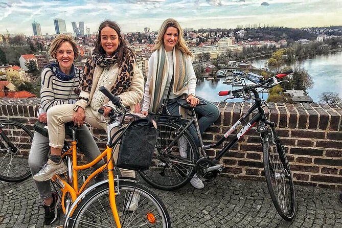 Hidden Prague Bike Tour - Pedal along the Vltava: old Prague views, modern shapes, and the first stories