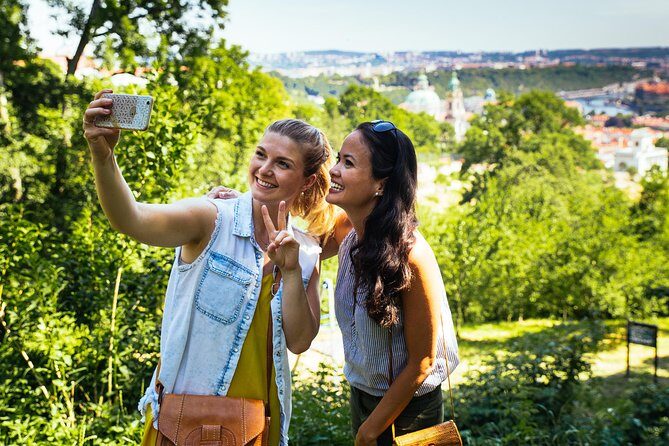 Highlights & Hidden Gems With Locals: Best of Prague Private Walking Tour - Petrín funicular to Strahov Monastery: views, walking rhythm, and a beer break