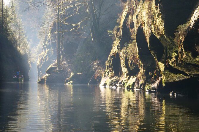 Hiking in Bohemian Switzerland - a day trip from Prague - Rock formations, photos, and the lunch stop for Czech comfort