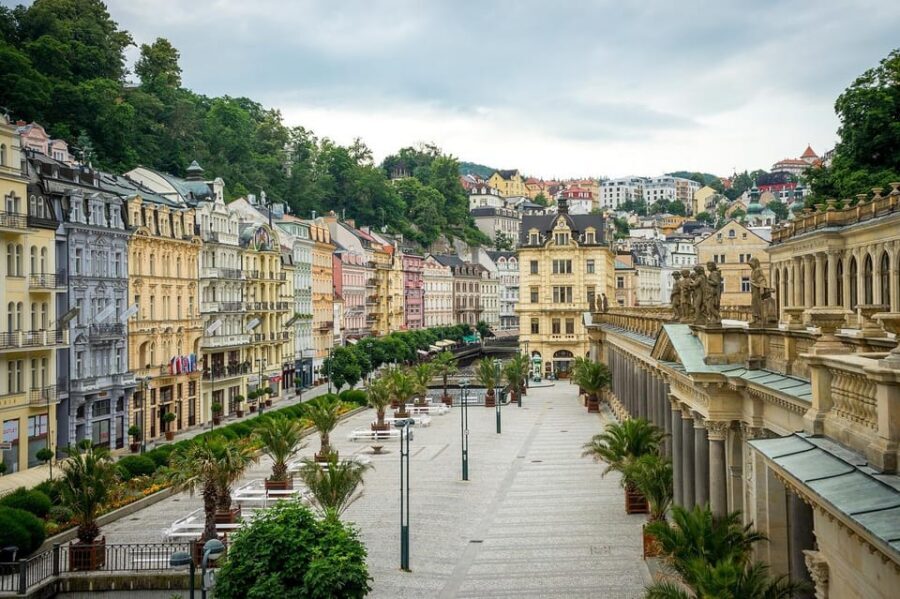 Karlovy Vary excursion - Tastings and shopping moments: Becherovka, Obleas, and Moser crystal