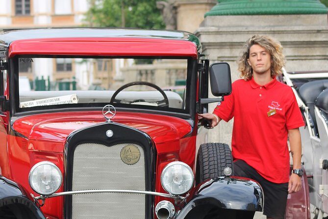 Kutná Hora Medieval Town in Vintage Cabrio car - What You Really Pay for: Value of a $755.81 Private Group Ride
