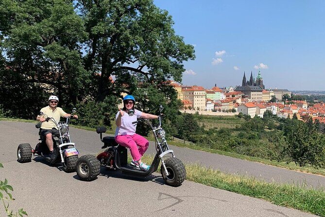 Live-Guided ️Trike-Harley️ Viewpoints tour of Prague - The longer options: Jewish Quarter and the Astronomical Clock area