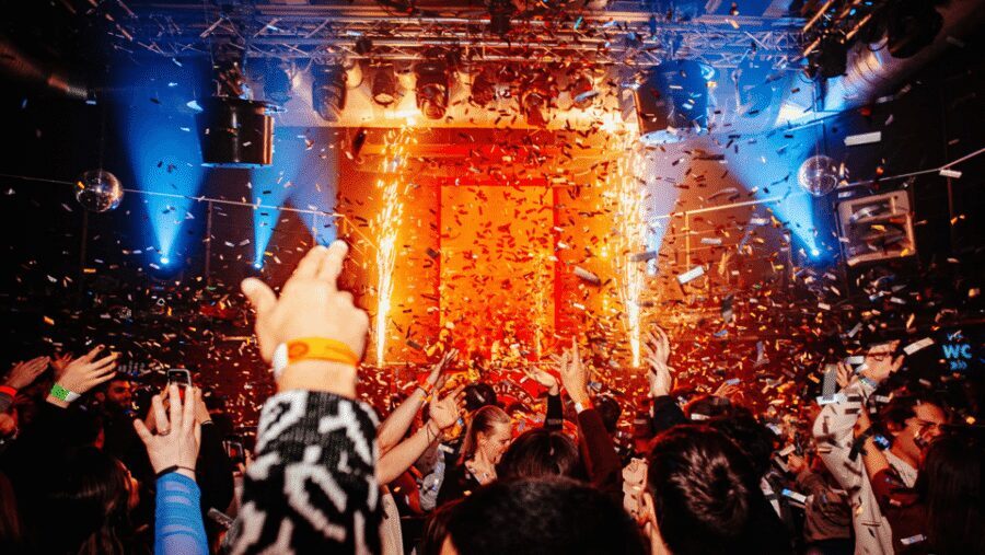 Monday Party in Prague | Admission Ticket - The music setup: upstairs house, downstairs three ways to dance