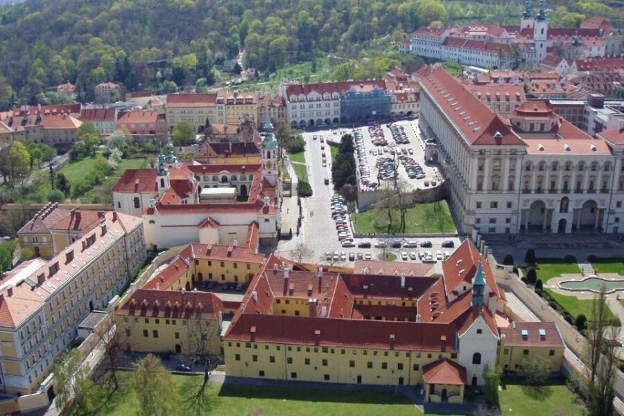 Mozart's Prague: Old Town, Lesser Town & Czech Museum Tour - Old Town stops: Golden Angel House and the Estates Theatre area
