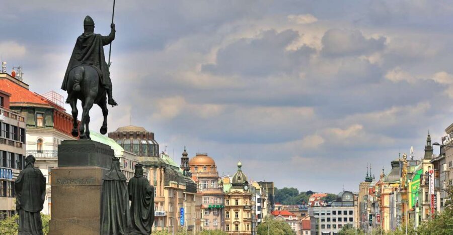 Old Town Prague Walking Tour - Wenceslas Square: where Prague meetings start