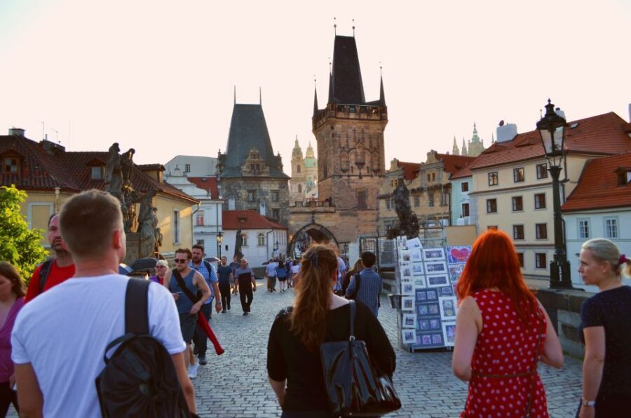 Panoramic Views of Prague Evening Walking Tour - Old Town Bridge Tower: The Skyline Finale With 100 Towers