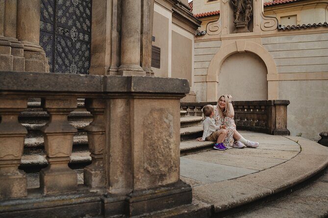 Photographer in Prague, private photoshoot - Flex stops based on your planning: Lennon Wall, New Town streets, and gardens