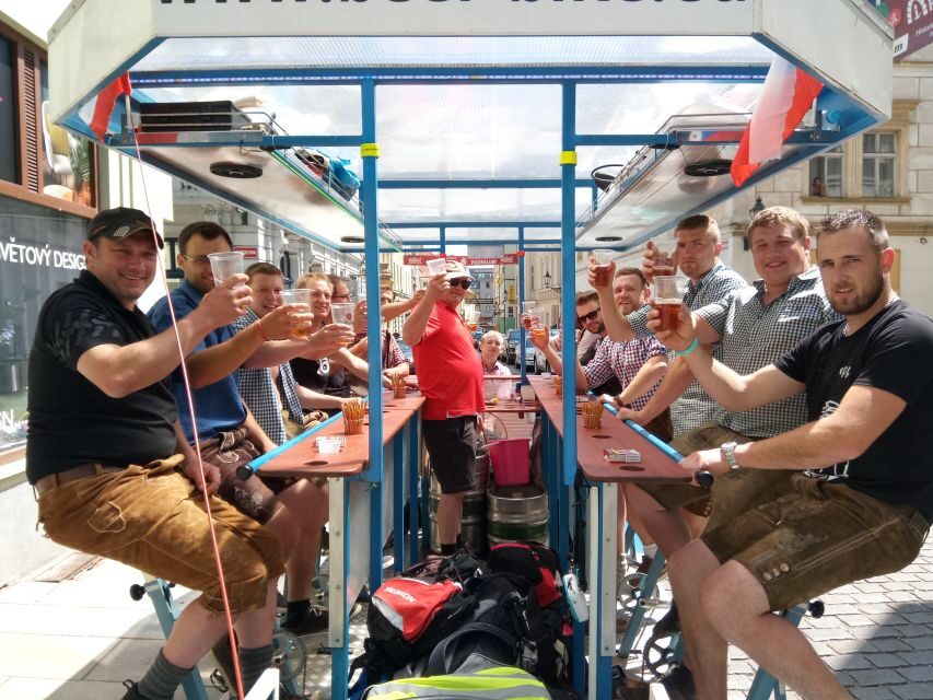 Pilsen: 1.5-Hour Beer Bike with Unlimited Beer - Key highlights worth your time