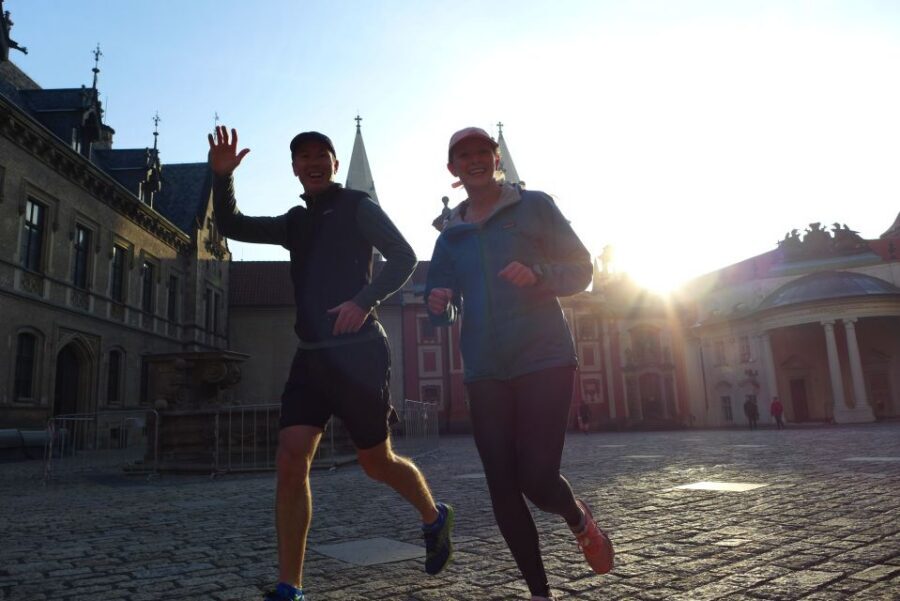 Prague 1.5-Hour Compact City Center Running Tour - Wallenstein Garden and Kampa Island: small spaces, big context