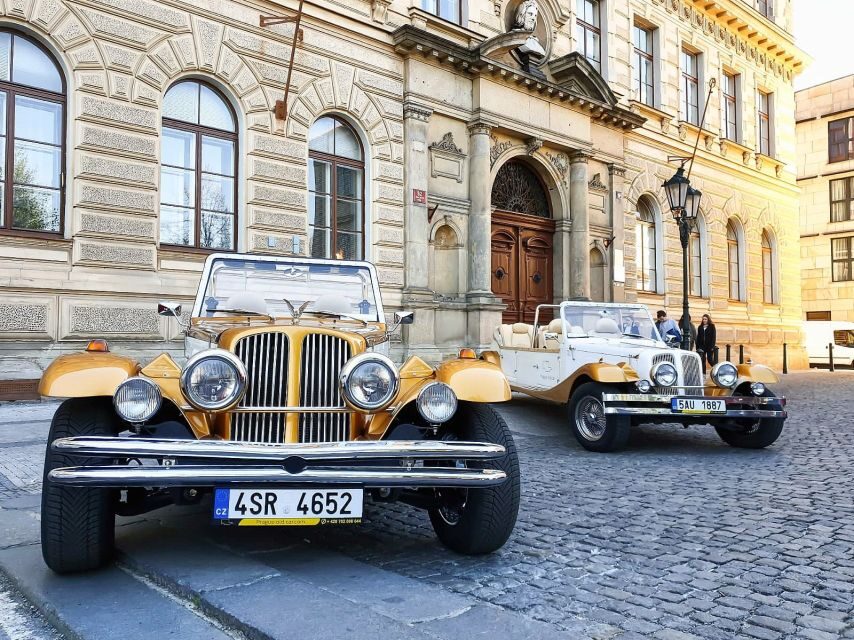 Prague: 1-Hour Vintage Car Tour - Getting the most from live commentary in Czech, English, or German