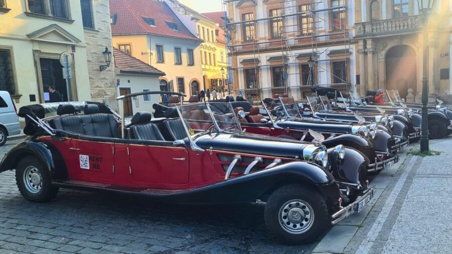Prague: 120min Private Tour in Vintage Car, up to 6people! - Estates Theatre, Don Giovanni, and the Music-Law Connection